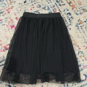Tulle pleated toddler skirt